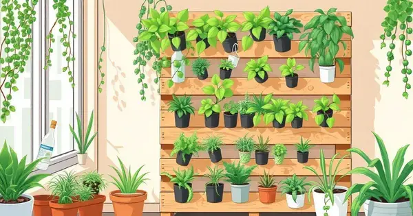 Como Montar um Jardim Vertical de Baixa Manutenção com Poucos Recursos