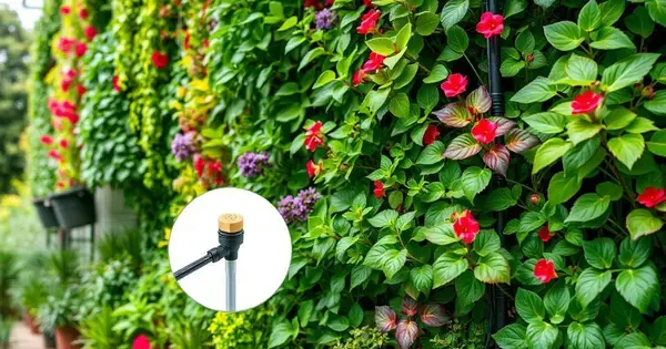 Guia Completo: Como Instalar um Sistema de Gotejamento em Jardins Verticais