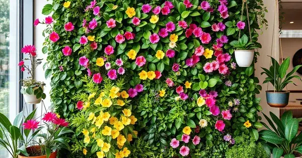 Dicas de Combinação de Cores em Jardins Verticais para Harmonizar com a Decoração