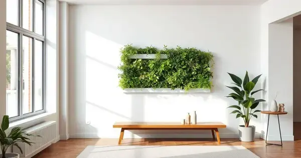 Estilos de Decoração Minimalista para Jardins Verticais em Apartamentos