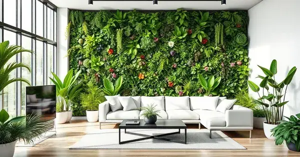 Jardins Verticais Modernos: Como Integrar Estilo Contemporâneo na Decoração